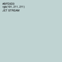 #BFD3D3 - Jet Stream Color Image